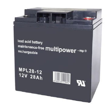 multipower-mp® AGM Bleiakkumulator MPL28-12 12V 28Ah Longlife (10 Jahre)
